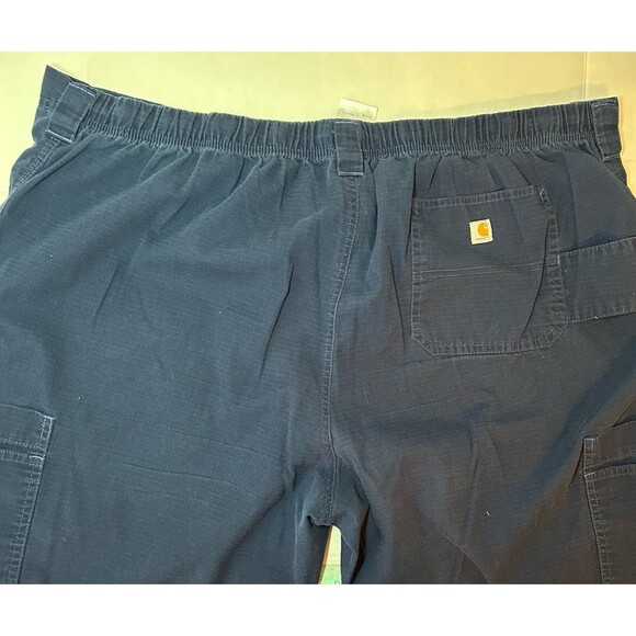 Carhartt Scrubs Pants Mens 3XL EMS Nurse Medical Ripstop Cargo Utility Navy Blue - Picture 3 of 8